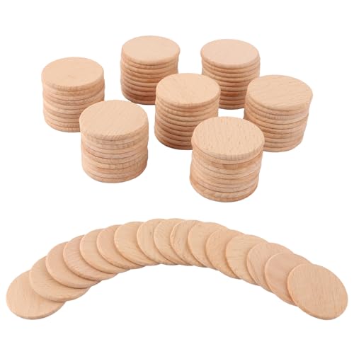 ZOFUN 150 Stück Buche Holz Runde Holzscheiben 3.8cm Holzplättchen, Holzplatte Rund zum Basteln, Runde Scheiben Für DIY Handwerk Malen Hochzeit Heimdekoration, 3.5mm dick ZOFUN 150 Stück Buche Holz Runde Holzscheiben 3.8cm Holzplättchen, Holzplatte Rund zum Basteln, Runde Scheiben Für DIY Handwerk Malen Hochzeit Heimdekoration, 3.5mm dick von ZOFUN