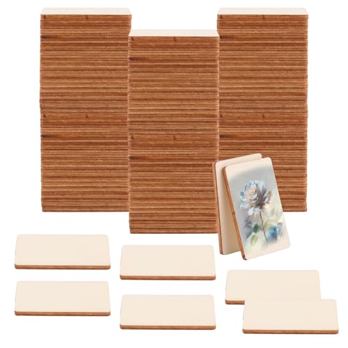 ZOFUN 200 Stück Holzstücke zum basteln, 33x50mm Rechteckige Unbehandelte Holzplättchen Holzklötzchen zum basteln 2.5mm Dick, Holzscheiben Holzplatten für Malen DIY Schnitzen Hochzeit Weihnachten ZOFUN 200 Stück Holzstücke zum basteln, 33x50mm Rechteckige Unbehandelte Holzplättchen Holzklötzchen zum basteln 2.5mm Dick, Holzscheiben Holzplatten für Malen DIY Schnitzen Hochzeit Weihnachten von ZOFUN