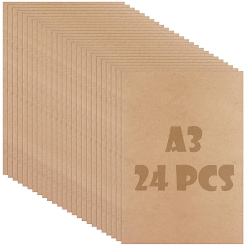 ZOFUN 24 Stück A3 MDF-Platte, 42 x 30 cm, MDF-Platte, zuschneidbar, mittlere Dichte, 2 mm MDF-Platten, A3, leere Hartfaserplatten, 3 mm für Lasergravur, DIY-Projekte, Malerei und Dekoration ZOFUN 24 Stück A3 MDF-Platte, 42 x 30 cm, MDF-Platte, zuschneidbar, mittlere Dichte, 2 mm MDF-Platten, A3, leere Hartfaserplatten, 3 mm für Lasergravur, DIY-Projekte, Malerei und Dekoration von ZOFUN