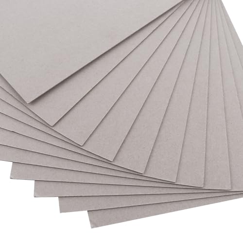 ZOFUN 50 Blatt A4 Graupappe, 1mm Passepartout Board doppelt grau, graue Hartfaser-Trägerplatten für Modellbau, dicke Kartonbögen zum Montieren, Backen, Modellieren, Kunst- & Bastelprojekte ZOFUN 50 Blatt A4 Graupappe, 1mm Passepartout Board doppelt grau, graue Hartfaser-Trägerplatten für Modellbau, dicke Kartonbögen zum Montieren, Backen, Modellieren, Kunst- & Bastelprojekte von ZOFUN