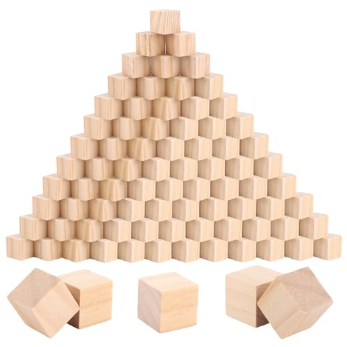ZOFUN 80 Stück Holzwürfel 3x3cm, Kleine Holz Würfel, Bastelwürfel, Unbehandelte Holzwürfel Blanko Holzklötze, Holzklötzchen zum Basteln, DIY, Stempel, Mathematik, Bausteine, Spielsteine, Puzzle ZOFUN 80 Stück Holzwürfel 3x3cm, Kleine Holz Würfel, Bastelwürfel, Unbehandelte Holzwürfel Blanko Holzklötze, Holzklötzchen zum Basteln, DIY, Stempel, Mathematik, Bausteine, Spielsteine, Puzzle von ZOFUN