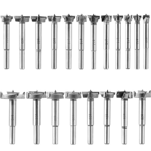 ZOFUN ForstnerBohrer Set, 20 -tlg Forstner Bohrer Bit Set für Holz, 10mm - 40mm Forstner Kutter mit Rundschaft, Zubehör Bohrmaschine für Holzbearbeitung ZOFUN ForstnerBohrer Set, 20 -tlg Forstner Bohrer Bit Set für Holz, 10mm - 40mm Forstner Kutter mit Rundschaft, Zubehör Bohrmaschine für Holzbearbeitung von ZOFUN