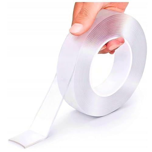 ZOLTA Doppelseitiges Klebeband Extra Stark - Länge 3m / Breite 2cm Mehrzweck-Montageband, Wiederverwendbar, Abnehmbar, Waschbar, Spurlos Nano tape für die Montage von Teppichen & Haus & Bürodekoration ZOLTA Doppelseitiges Klebeband Extra Stark - Länge 3m / Breite 2cm Mehrzweck-Montageband, Wiederverwendbar, Abnehmbar, Waschbar, Spurlos Nano tape für die Montage von Teppichen & Haus & Bürodekoration von ZOLTA