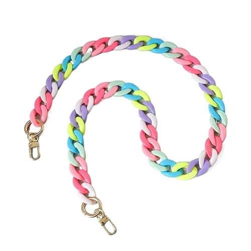 ZOLULA Taschenkette Frau Tasche Zubehör Abnehmbare Teil Kette Weibliche Harz Nette Strap Frauen Schulter Telefon Griff Ketten Trageriemen (Color : 80cm) von ZOLULA