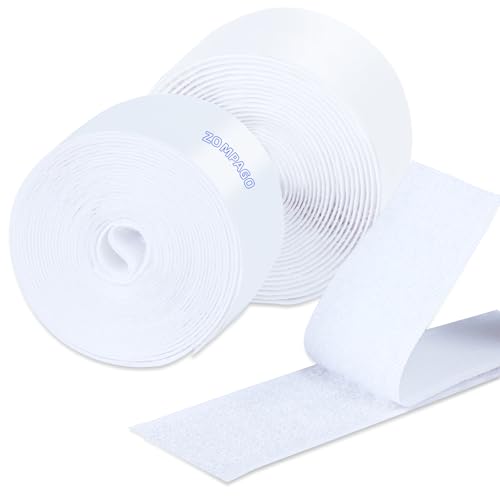 ZOMPAGO selbstklebendes Klettband stark haftend 30 mm x 3 m – Schwerlast doppelseitiges Klettband, bohrfrei, wiederverwendbar, wasserdicht – für Wandbefestigung, Teppiche, Kissen, DIY ZOMPAGO selbstklebendes Klettband stark haftend 30 mm x 3 m – Schwerlast doppelseitiges Klettband, bohrfrei, wiederverwendbar, wasserdicht – für Wandbefestigung, Teppiche, Kissen, DIY von ZOMPAGO