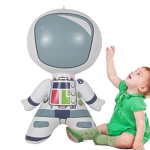 Astronauten-Aufblasspielzeug | Auslaufsicherer aufblasbarer Astronautenballon,Mit Anhänger zum Aufhängen, Astronauten-Dekor, Astronauten-PVC-Spielzeug für lustige Rollenspiele Zonewd von ZONEWD