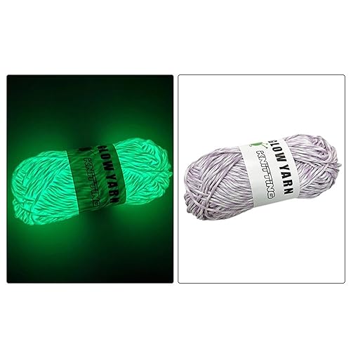 ZONEWD Glow In The Dark Yarn, 55 Yards Leucht Garn Für Häkeln, Halloween Nachtleuchtende Garn Neongarn Für DIY Kunst, Handwerk und Stricken ZONEWD Glow In The Dark Yarn, 55 Yards Leucht Garn Für Häkeln, Halloween Nachtleuchtende Garn Neongarn Für DIY Kunst, Handwerk und Stricken von ZONEWD