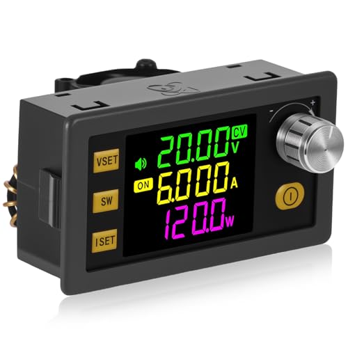 ZONJIE Solar-Ladespannungsregler, Einstellbarer Abwärts-/Aufwärtswandler, DC 6–36 V auf DC 0–36 V, 150 W, Konstantstrom-Aufwärtswandler mit LCD-Anzeige ZONJIE Solar-Ladespannungsregler, Einstellbarer Abwärts-/Aufwärtswandler, DC 6–36 V auf DC 0–36 V, 150 W, Konstantstrom-Aufwärtswandler mit LCD-Anzeige von ZONJIE
