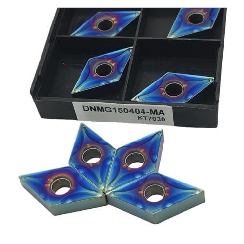 ZONSHJDKR Drehwendeplatten 10 STÜCKE DNMG150404 DNMG50408 DNMG150604 DNMG150608-MA KT7030 Hartlegierung Externe Drehwerkzeuge Drehmaschine Cutter Verwenden for Edelstahl ZONSHJDKR Drehwendeplatten 10 STÜCKE DNMG150404 DNMG50408 DNMG150604 DNMG150608-MA KT7030 Hartlegierung Externe Drehwerkzeuge Drehmaschine Cutter Verwenden for Edelstahl von ZONSHJDKR