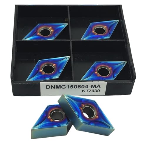 ZONSHJDKR Drehwendeplatten 10 STÜCKE DNMG150404 DNMG50408 DNMG150604 DNMG150608-MA KT7030 Hartlegierung Externe Drehwerkzeuge Drehmaschine Cutter Verwenden for Edelstahl ZONSHJDKR Drehwendeplatten 10 STÜCKE DNMG150404 DNMG50408 DNMG150604 DNMG150608-MA KT7030 Hartlegierung Externe Drehwerkzeuge Drehmaschine Cutter Verwenden for Edelstahl von ZONSHJDKR