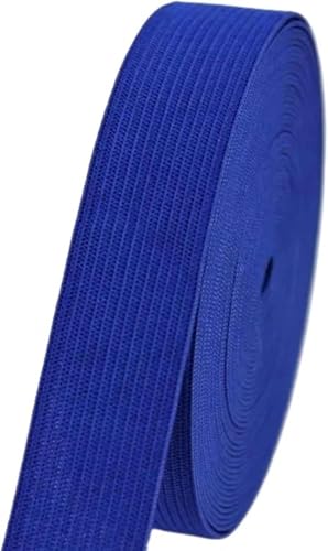 ZONSHJDKR Nähzubehör 1/2/5 Meter farbiges Gummiband, hochelastisches, Nähhandwerk for Heimspitzendekoration, Kleidungszubehör, 2, Rot(Blue2,1meter) von ZONSHJDKR