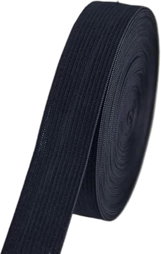 ZONSHJDKR Nähzubehör 1/2/5 Meter farbiges Gummiband, hochelastisches, Nähhandwerk for Heimspitzendekoration, Kleidungszubehör, 2, Rot(Deep Blue,1meter) von ZONSHJDKR