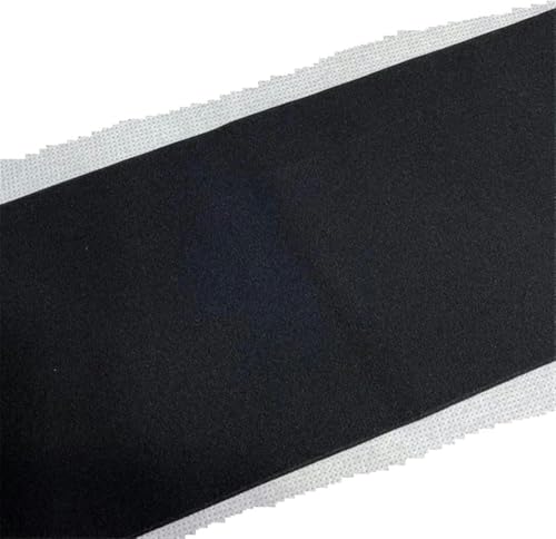 ZONSHJDKR Nähzubehör 10 cm verschlüsseltes hochelastisches Nylon-Gummiband mit hoher Taille, Sport- und Fitness-Gummiband, Blau(Black) von ZONSHJDKR