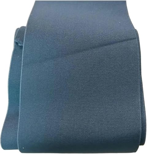 ZONSHJDKR Nähzubehör 10 cm verschlüsseltes hochelastisches Nylon-Gummiband mit hoher Taille, Sport- und Fitness-Gummiband, Blau(Blue) von ZONSHJDKR