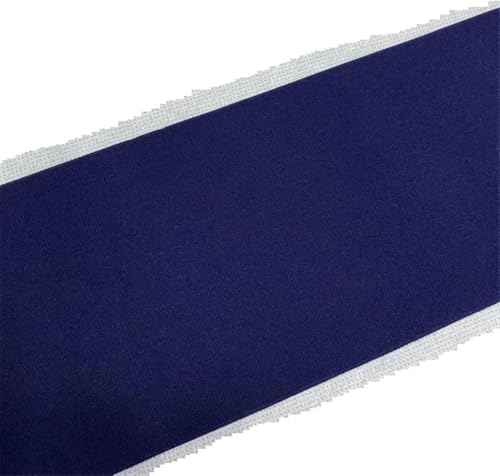 ZONSHJDKR Nähzubehör 10 cm verschlüsseltes hochelastisches Nylon-Gummiband mit hoher Taille, Sport- und Fitness-Gummiband, Blau(Dark Blue) von ZONSHJDKR