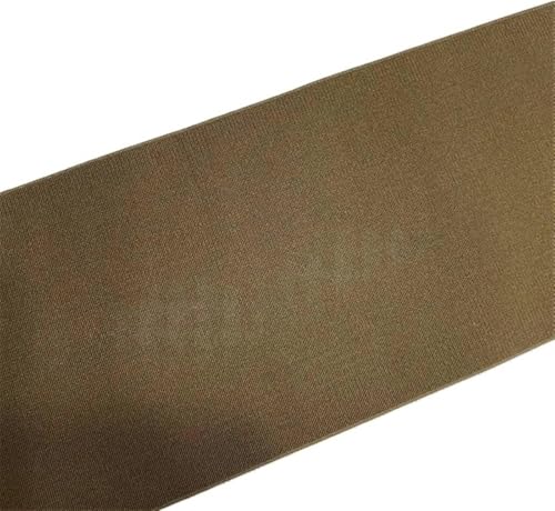 ZONSHJDKR Nähzubehör 10 cm verschlüsseltes hochelastisches Nylon-Gummiband mit hoher Taille, Sport- und Fitness-Gummiband, Blau(Khaki) von ZONSHJDKR