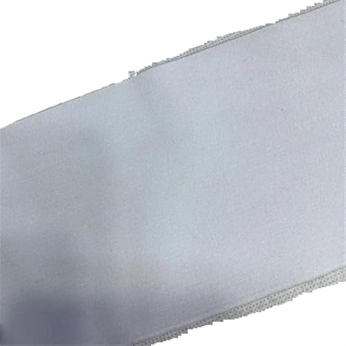 ZONSHJDKR Nähzubehör 10 cm verschlüsseltes hochelastisches Nylon-Gummiband mit hoher Taille, Sport- und Fitness-Gummiband, Blau(White) von ZONSHJDKR