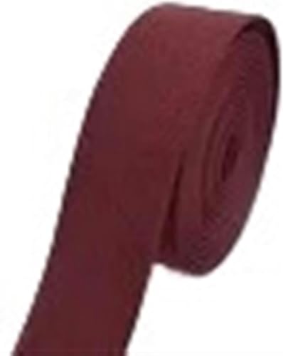ZONSHJDKR Nähzubehör 2/5/10 m, 38 mm, farbige Gummibänder, Dickes Gummiband for Kleidung, Kleider, Hosen, Gürtel, DIY, Basteln, Nähzubehör, 5 Meter, Rot(Wine Red,10METERS-38MM) von ZONSHJDKR