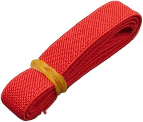 ZONSHJDKR Nähzubehör 5/10 m, 15 mm, Nylon, elastisches Band, Gummiband, Gurtband, DIY, Unterwäsche, Hosen, Stretchgürtel, Spandex-Bänder, Nähzubehör, 10 Meter, Rot(Red,5METERS-15MM) von ZONSHJDKR