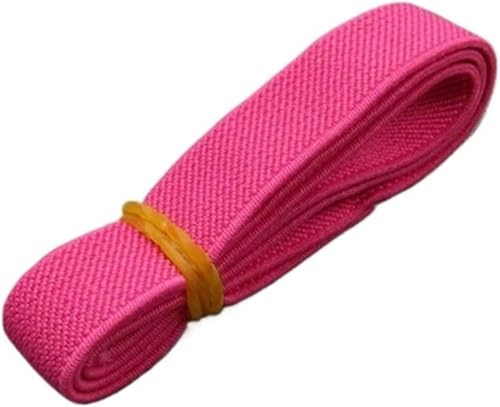 ZONSHJDKR Nähzubehör 5/10 m, 15 mm, Nylon, elastisches Band, Gummiband, Gurtband, DIY, Unterwäsche, Hosen, Stretchgürtel, Spandex-Bänder, Nähzubehör, 10 Meter, Rot(Rose Red,10METERS-15MM) von ZONSHJDKR