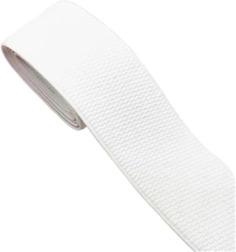 ZONSHJDKR Nähzubehör 5 cm Maiskörner-Gummibänder, Mehrfarbig, Nylon, Enger Gürtel, Hüftgürtel, Taillengummiband, DIY-Nähen, Kleidungszubehör, 1 Meter, Rot(White) von ZONSHJDKR