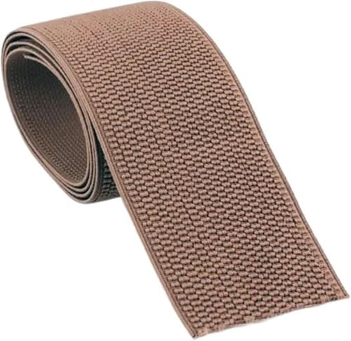 ZONSHJDKR Nähzubehör 6 cm breite Hosenrockgürtelfarbe Gummiband Twill-Gummiband Latex-Gummiband Gummiband-1M_60MM-Rot(Brown 02) von ZONSHJDKR