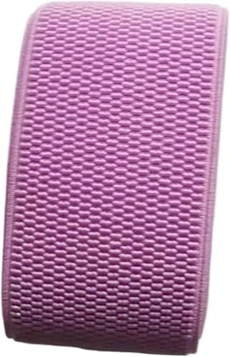 ZONSHJDKR Nähzubehör 6 cm breite Hosenrockgürtelfarbe Gummiband Twill-Gummiband Latex-Gummiband Gummiband-1M_60MM-Rot(Purple Red) von ZONSHJDKR