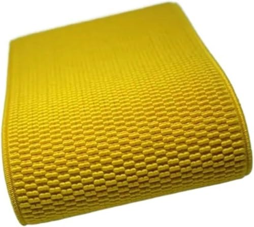 ZONSHJDKR Nähzubehör 7,5 cm breite Gummibänder for Nähen von Kleidungszubehör, Gummiband, Gummiband-1M_75MM-E1(Yellow) von ZONSHJDKR