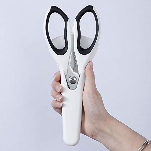 ZONSHJDKR Schere Bastelschere Schere Haushaltsschere Küchenschere Haushalt Multifunktionsschere Edelstahl Weiß Küchenschere ZONSHJDKR Schere Bastelschere Schere Haushaltsschere Küchenschere Haushalt Multifunktionsschere Edelstahl Weiß Küchenschere von ZONSHJDKR