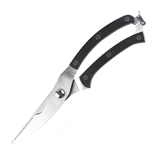 ZONSHJDKR Schere Hühnerknochenschere, Edelstahl-Haushaltsschere for Lebensmittel, multifunktionale Fischknochenschere(7) von ZONSHJDKR