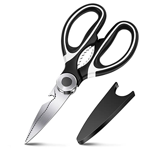 ZONSHJDKR Schere Kochen Fisch Fleisch Schere Edelstahl Multifunktions Premium Schere Küche Zubehör Gadgets von ZONSHJDKR
