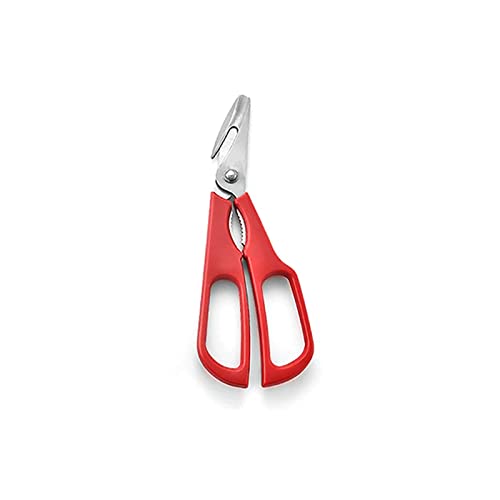 ZONSHJDKR Schere Krabben Multifunktionale Meeresfrüchte Schere Abnehmbare Garnelen Schere(Red) von ZONSHJDKR