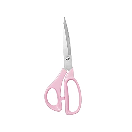 ZONSHJDKR Schere Schere for den Küchengebrauch, leichte Schneiderschere mit Abdeckung und Haushaltsnähschere for Kleidung(Pink) von ZONSHJDKR