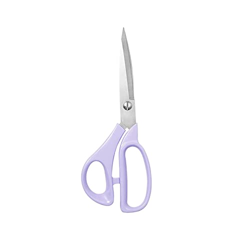 ZONSHJDKR Schere Schere for den Küchengebrauch, leichte Schneiderschere mit Abdeckung und Haushaltsnähschere for Kleidung(Violet) von ZONSHJDKR