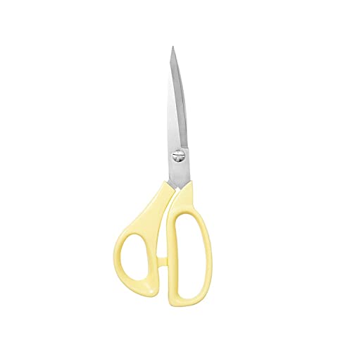 ZONSHJDKR Schere Schere for den Küchengebrauch, leichte Schneiderschere mit Abdeckung und Haushaltsnähschere for Kleidung(Yellow) von ZONSHJDKR