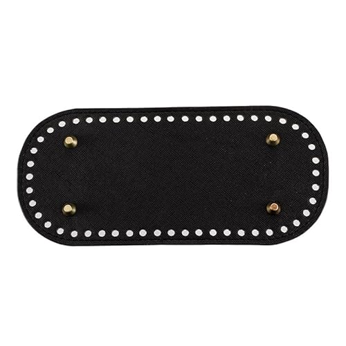 ZONSHJDKR Taschenboden 7-teiliges Set, 22 x 10 cm, DIY-Set zur Herstellung von Handtaschen, quadratische Lederböden for gehäkelte Taschenböden, handgewebte Taschenböden, gehäkelte Korbböden(Black) ZONSHJDKR Taschenboden 7-teiliges Set, 22 x 10 cm, DIY-Set zur Herstellung von Handtaschen, quadratische Lederböden for gehäkelte Taschenböden, handgewebte Taschenböden, gehäkelte Korbböden(Black) von ZONSHJDKR