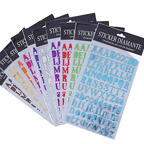 ZOOMPIL 10 Blatt Buchstaben Aufkleber Selbstklebend 10 Farbe Buchstaben Stickers, Alphabet Stickers für Grußkarten Sammelalbum Fotoalbum Tagebuch Handbuch Basteln Deko ZOOMPIL 10 Blatt Buchstaben Aufkleber Selbstklebend 10 Farbe Buchstaben Stickers, Alphabet Stickers für Grußkarten Sammelalbum Fotoalbum Tagebuch Handbuch Basteln Deko von ZOOMPIL