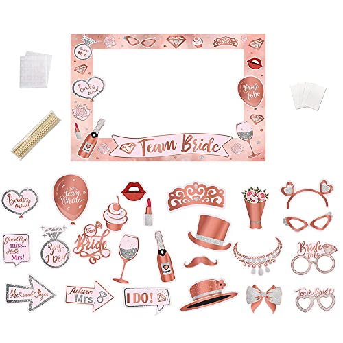 ZOOMPIL Team Bride Lustige Selfie Requisiten, 25pcs Hochzeit Photo Booth Requisiten, Foto Requisiten Hochzeit, JGA Photo Booth Requisiten für HochzeitThemenparty Dekorationen ZOOMPIL Team Bride Lustige Selfie Requisiten, 25pcs Hochzeit Photo Booth Requisiten, Foto Requisiten Hochzeit, JGA Photo Booth Requisiten für HochzeitThemenparty Dekorationen von ZOOMPIL
