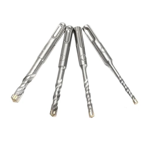 Bohrer-Set, 5 Stück 110 mm lang, 5/6/8 plus Mauerschlagbohrer mit Doppelspiral(6mm) von ZOOPH