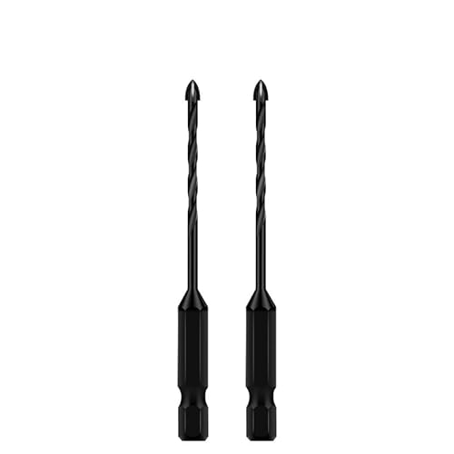 Bohrer Set Kreuzschlitzbohrer Set für Beton, Porzellanfliesen, Glas und Metall.Professionelle Multifunktionsbohrer-Sets, Werkzeuge, Hartmetallbohrer.(2pcs 3mm) von ZOOPH