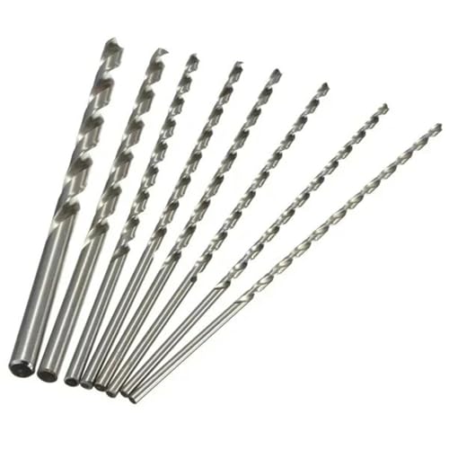 Bohrersatz, 1 Stück Länge 200 mm Extra langer gerader Schaft Bohrer Holz Aluminium und Kunststoff Verlängerte Spiralbohrer(3.2x200mm) von ZOOPH