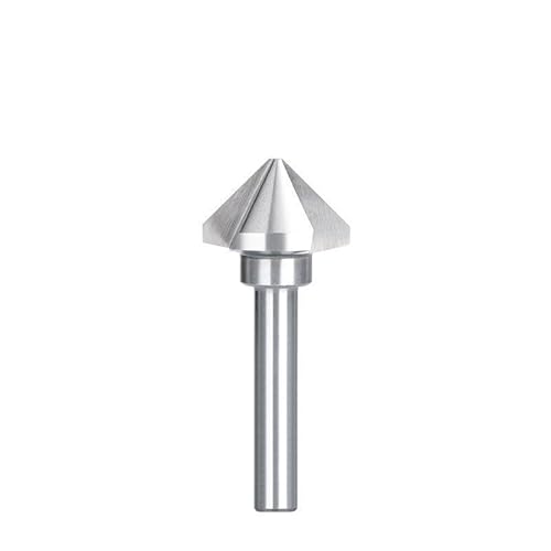 Bohrersatz, 90° Abschrägungsfräser 4,5-50 mm 3-Nuten-Schnellstahl Metallloch-Senker für Metall/Holz/Kunststoff(50mm) von ZOOPH