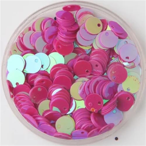 Nähpailletten, 600 Stück, 6 mm, runde Pailletten, DIY-Nähzubehör – perfekt for Kostüme, Kleidung, Accessoires, Scrapbooking(Ab Rose) von ZOOPH