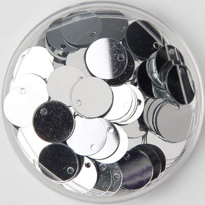 Pailletten for Aufnähen, 2000 Stück, 10 mm, runde Pailletten, flaches Seitenloch for Aufnähen, geeignet for Hochzeitsbasteln, Damen, DIY-Kleidungszubehör, silbernes Konfetti Pailletten for Aufnähen, 2000 Stück, 10 mm, runde Pailletten, flaches Seitenloch for Aufnähen, geeignet for Hochzeitsbasteln, Damen, DIY-Kleidungszubehör, silbernes Konfetti von ZOOPH