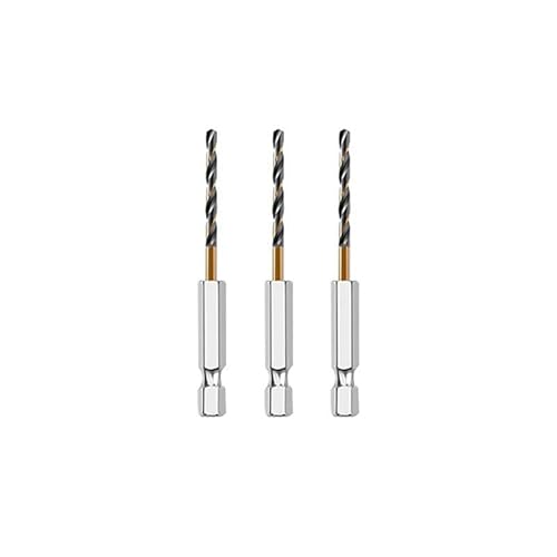 Spiralbohrer-Set, Kobalt, 3/7/13-teilig, Sechskantschaft, für Holz und Metall, Bohrwerkzeug (3 Stück, 2,0 mm) von ZOOPH
