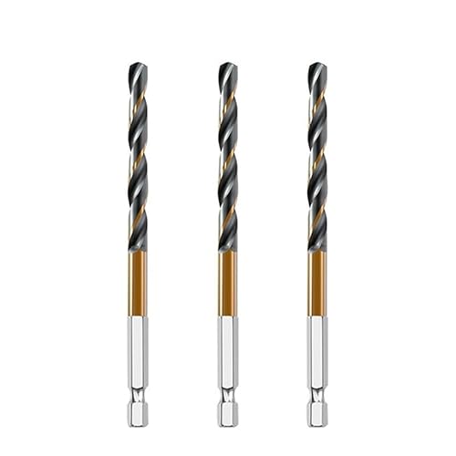 Spiralbohrer-Set aus Kobalt mit Sechskantschaft, 3/7/13-teilig, zum Bohren von Löchern in Holz und Metall (3 Stück, 5,5 mm) von ZOOPH