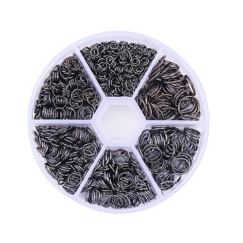 ZORESCOLEO 1 x 4-10 mm offene Metallbox für Schmuckherstellung, Spaltringe, Schmuckfinder, Zubehör ZORESCOLEO 1 x 4-10 mm offene Metallbox für Schmuckherstellung, Spaltringe, Schmuckfinder, Zubehör von ZORESCOLEO