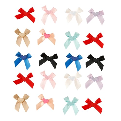 ZORESCOLEO 20-teiliges Set mit Fliege in verschiedenen Farben, Bekleidungszubehör, Schleife für modische Hüte, Schuhe und Bastelarbeiten ZORESCOLEO 20-teiliges Set mit Fliege in verschiedenen Farben, Bekleidungszubehör, Schleife für modische Hüte, Schuhe und Bastelarbeiten von ZORESCOLEO
