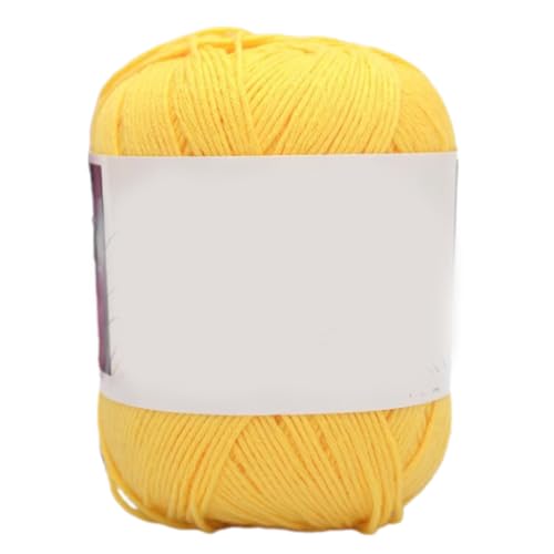 ZORESCOLEO Baumwoll-Strickgarn für Bastelprojekte, Baumwoll-Strickgarn für Schals, Schals, handgewebtes Häkelgarn von ZORESCOLEO