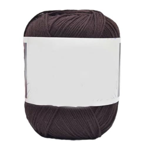 ZORESCOLEO Baumwoll-Strickgarn für Bastelprojekte, Baumwoll-Strickgarn für Schals, Schals, handgewebtes Häkelgarn von ZORESCOLEO